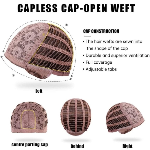 24 Inches Pink Wigs with Dark Roots for Women Synthetic Heat Resistant - Picture 3 of 3